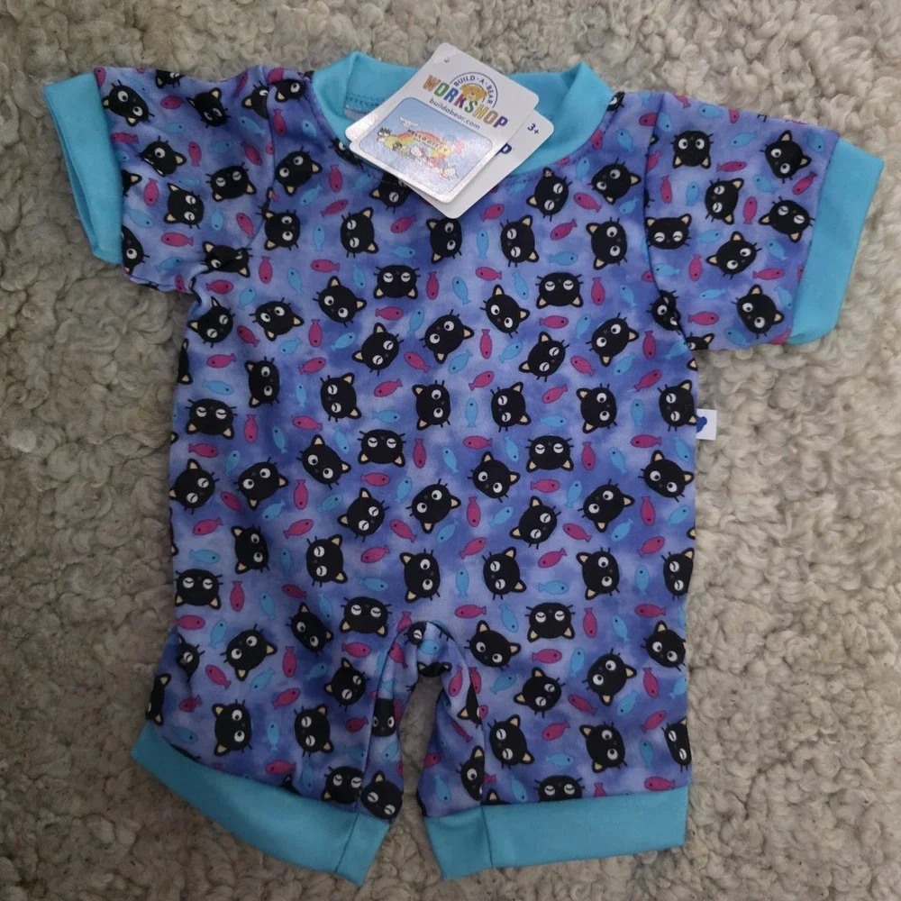 Build-A-Bear Sanrio Chococat Black Cat with matching Sleeper- BNWT 2024